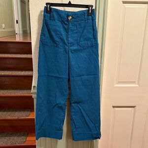 Anthropologie Maeve the Colette cropped pans size 28.